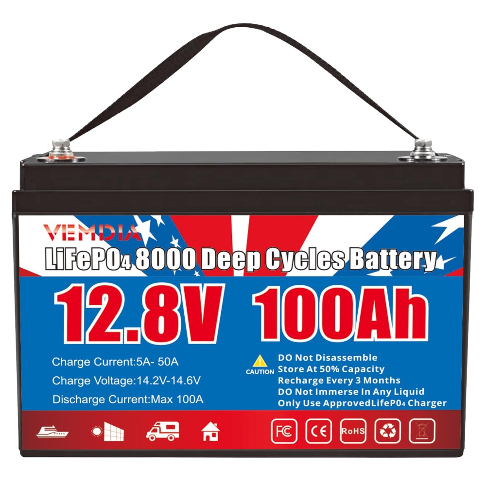 Motorcycle Gear Cycle - Batterie LiFePO4 12,8 V 100 Ah