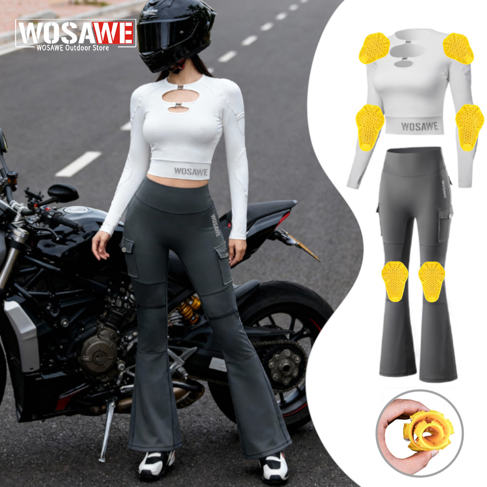 Motorcycle Gear Women Pants - Ensemble veste et pantalon de moto