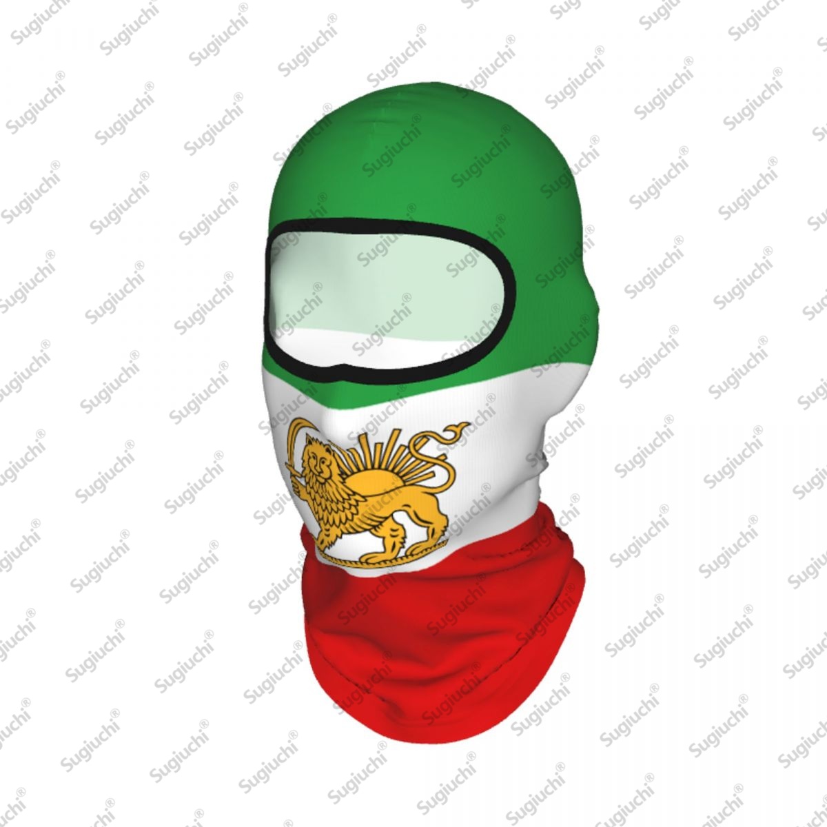 Helmet Full Face - Balaclava Iran Persia Lion pour cyclisme,