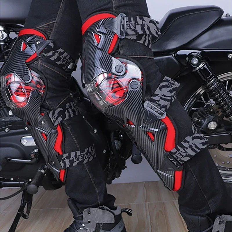Motorcycle Gear Cycle - Genouillères de course tout-terrain pour motocross,