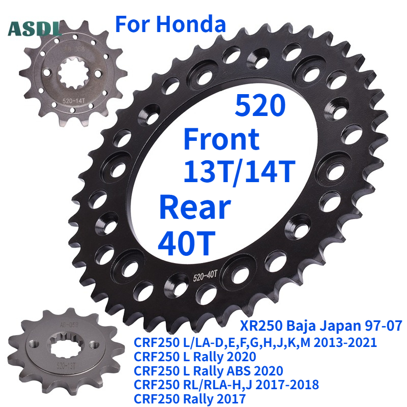 Pignon avant et arrière de mot - Motorcycle Gear Japan avis et prix