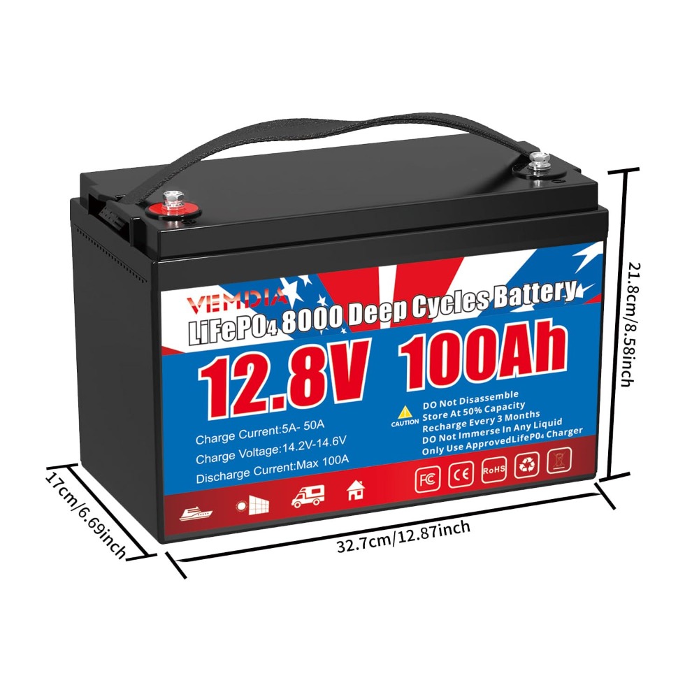 Batterie LiFePO4 12,8 V 100 Ah - Motorcycle Gear Cycle avis et prix
