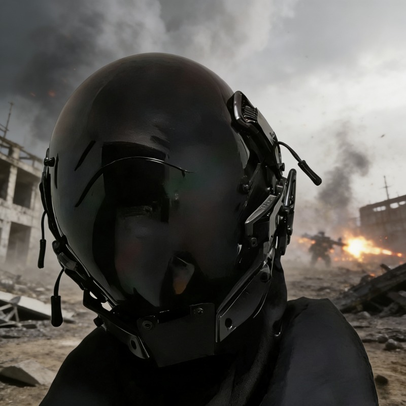 Masque-casque cyberpunk style  - Helmet Full Face avis et prix