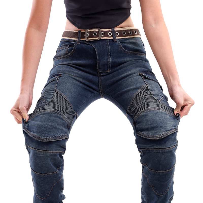 Kevlar moto jean femmes Motocr - Motorcycle Gear Women Pants avis et prix