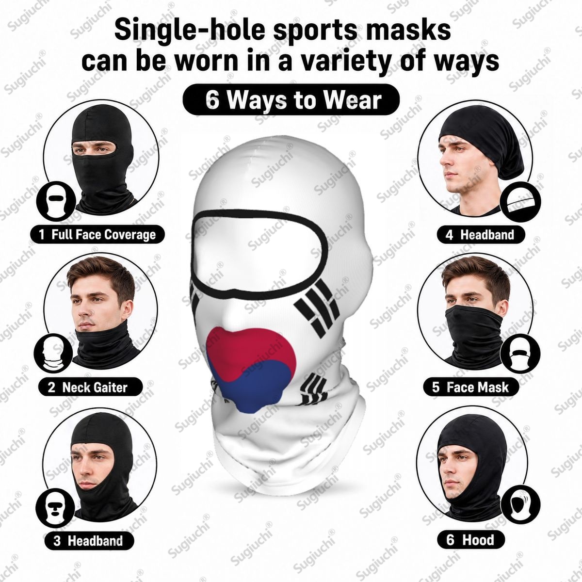 Cagoule de cyclisme coréenne i - Helmet Full Face avis et prix