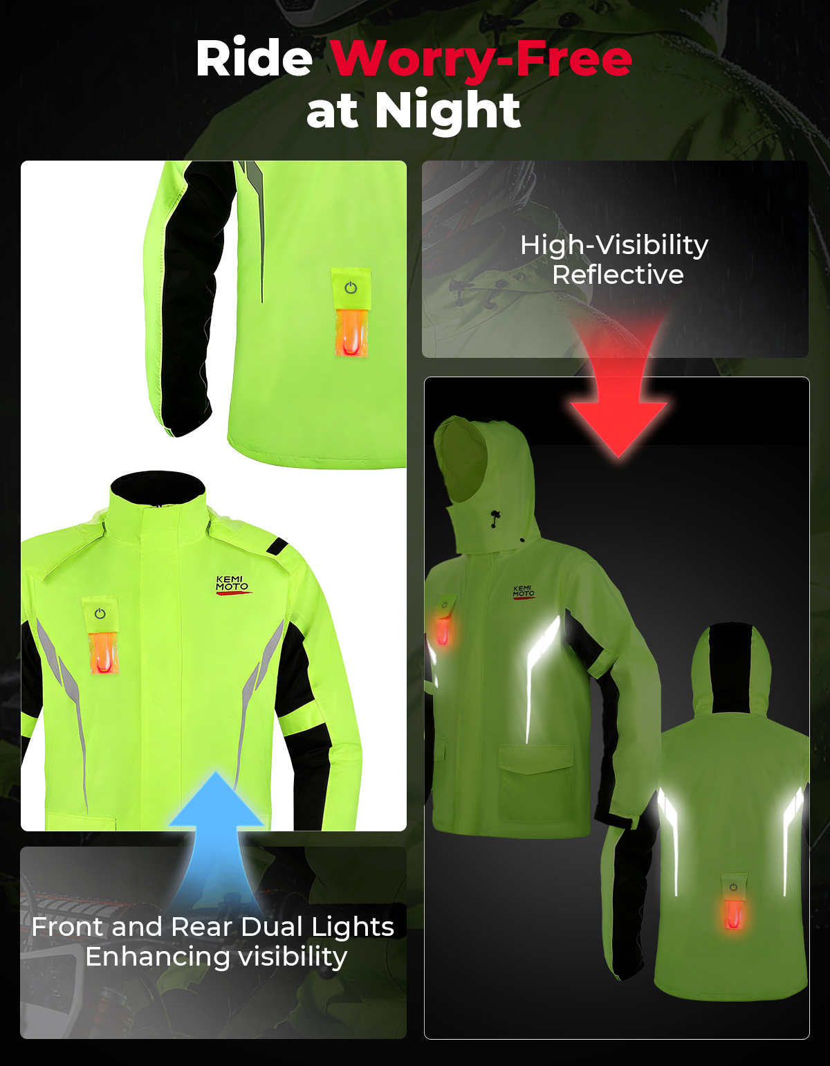 KEMIMOTO Ensemble imperméable  - Motorcycle Gear Cycle avis et prix
