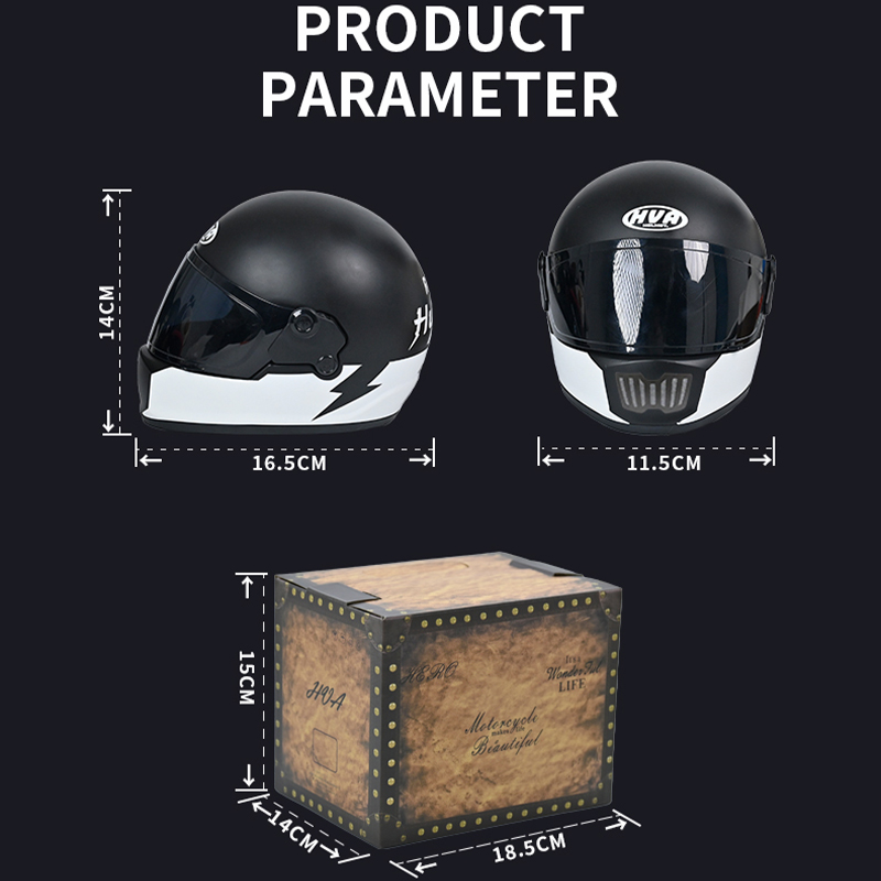 HVA-Mini Casque de Moto Intégr - Helmet Full Face avis et prix