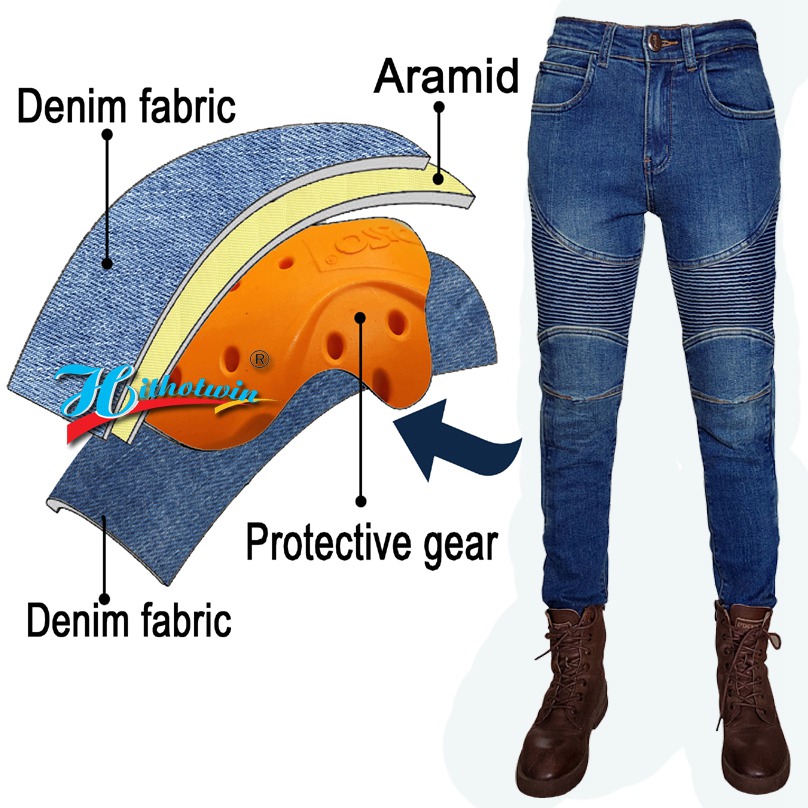 Jean moto pour femme, pantalon - Motorcycle Gear Women Pants avis et prix